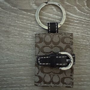 Coach photo keychain